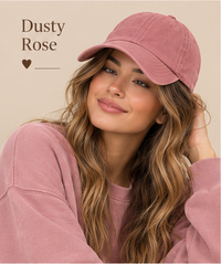 Everyday Cap |color=Dusty Rose| original approved lookbook crop, AI concept