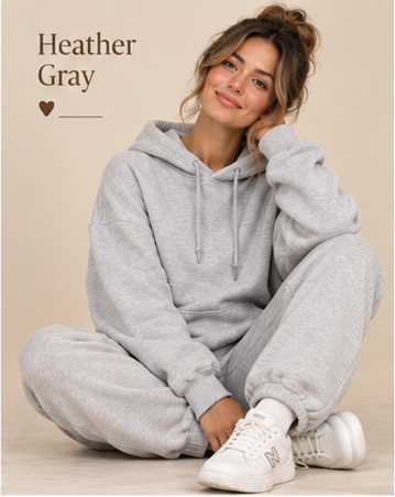 Everyday Hoodie |color=Heather Gray| approved lookbook crop, not manufacturer photo